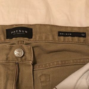 Pacsun khaki denim pants